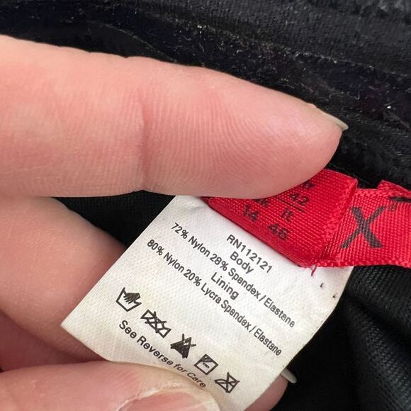 Spanx Womens High Waisted Shapewear Size 10 Black Waist Compression Briefs - Picture 3 of 5